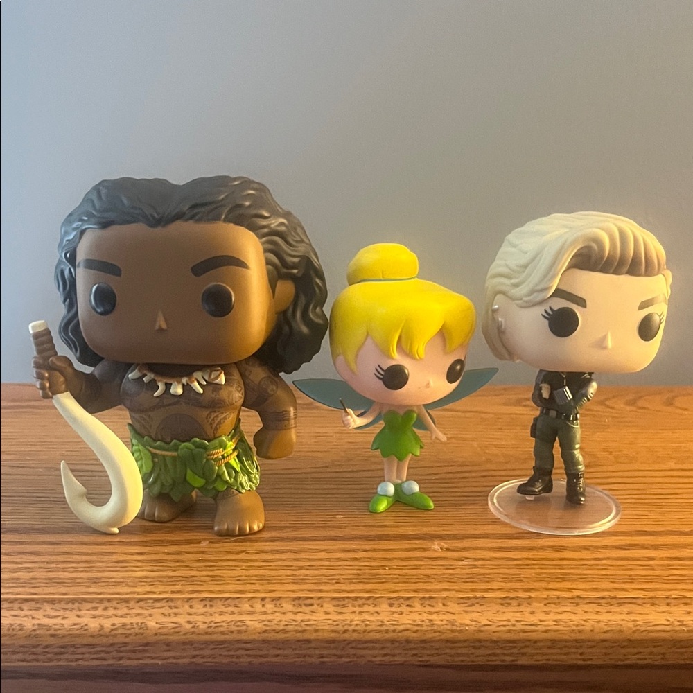 Set of Three Collectible Figures